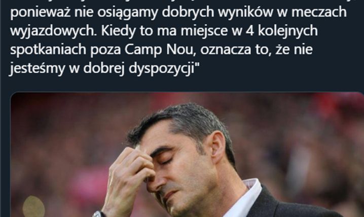 SŁOWA Valverde po porażce z Granadą!